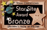 Team Creations Bronze Award